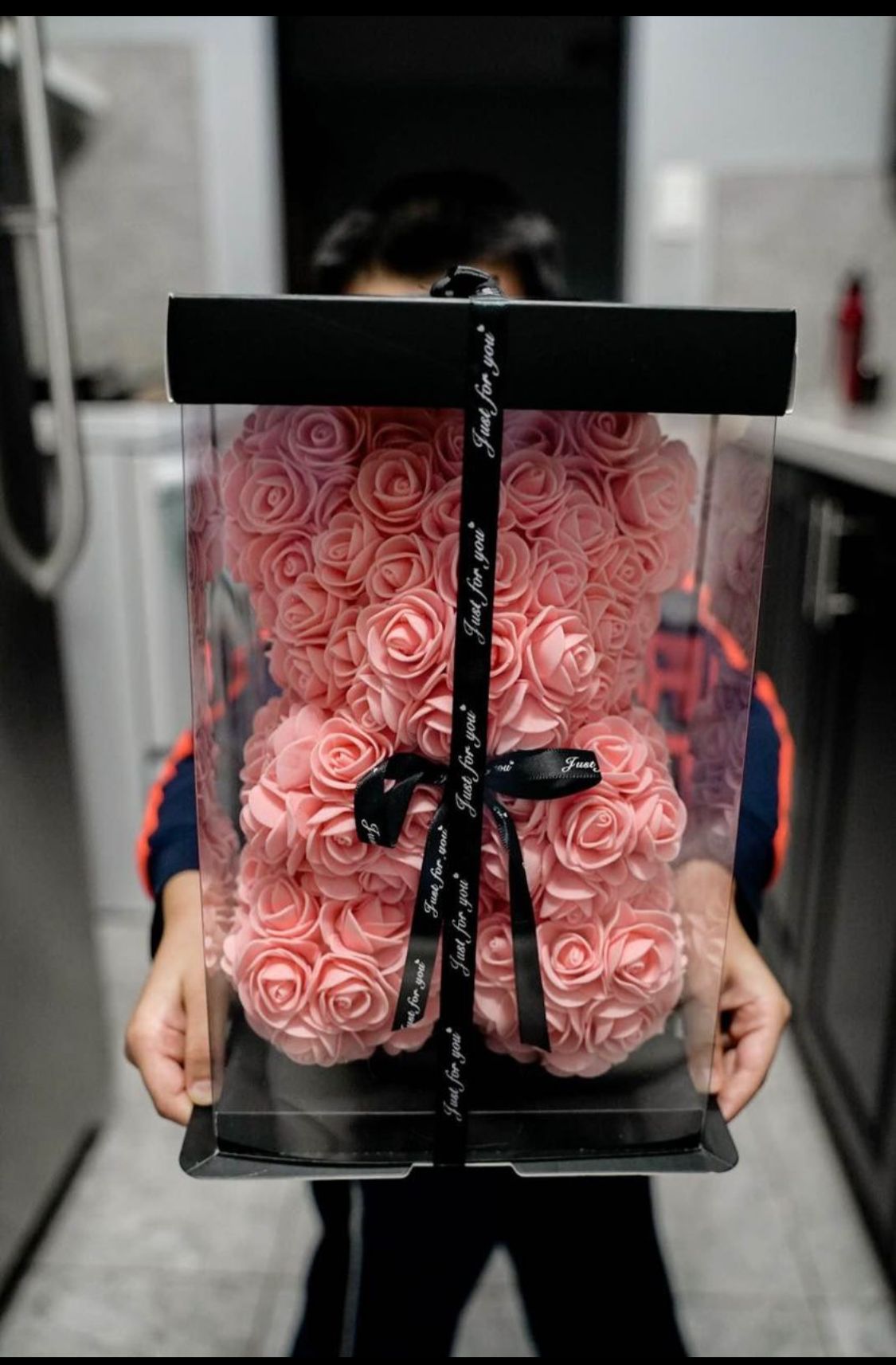ROSE TEDDY BEAR VALENTINE BOX
