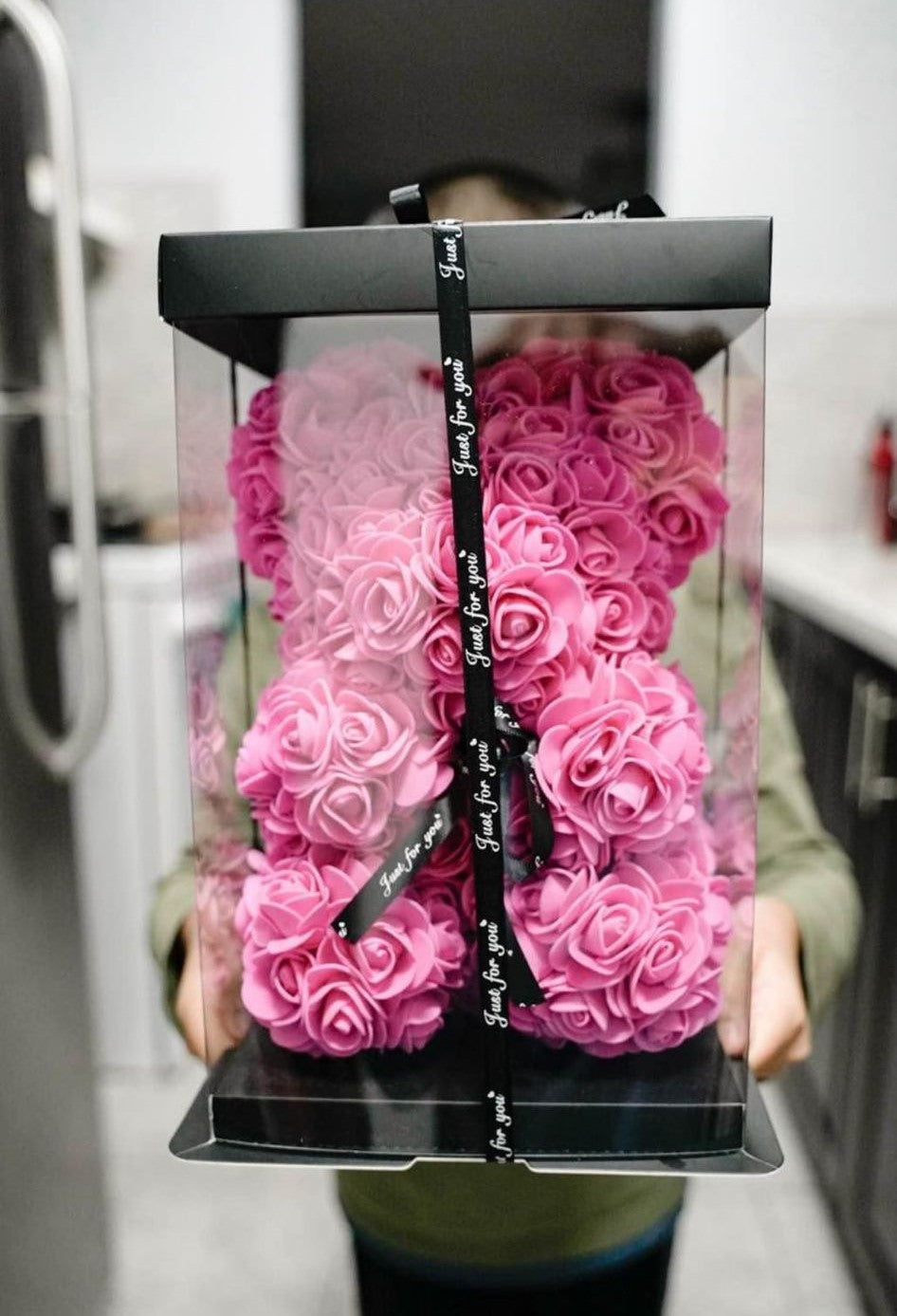 ROSE TEDDY BEAR VALENTINE BOX