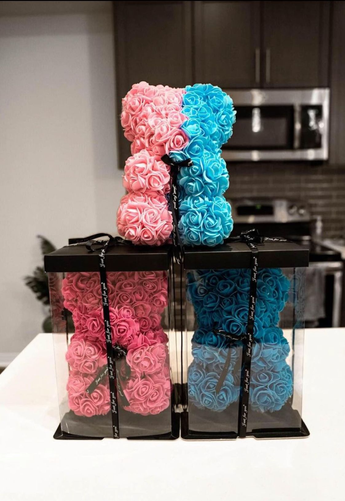 ROSE TEDDY BEAR VALENTINE BOX