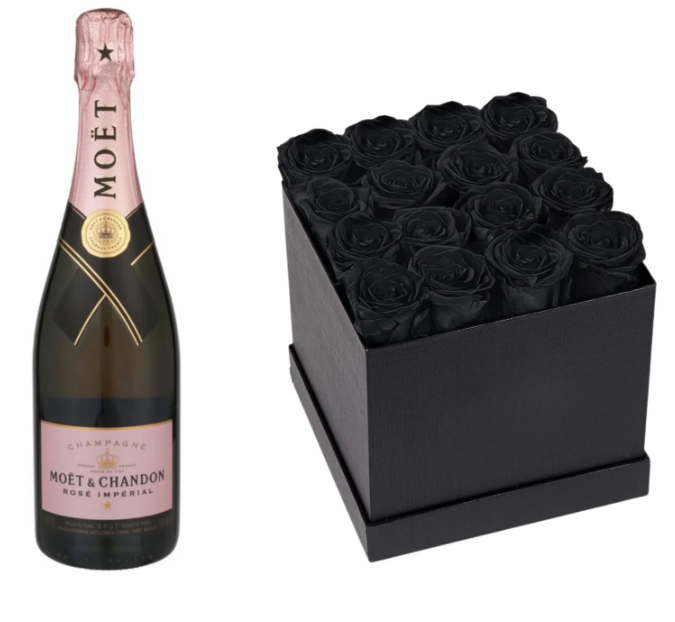 THE HEARTFELT CHAMPAGNE & ETERNAL ROSE GIFT SET