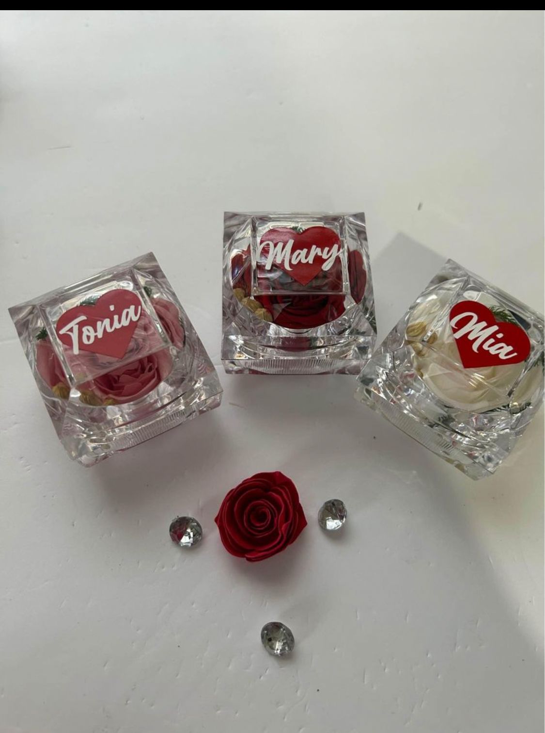 Forever Rose with Engraved Name