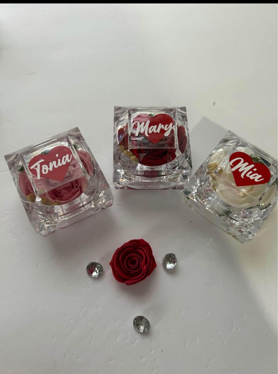 Forever Rose with Engraved Name