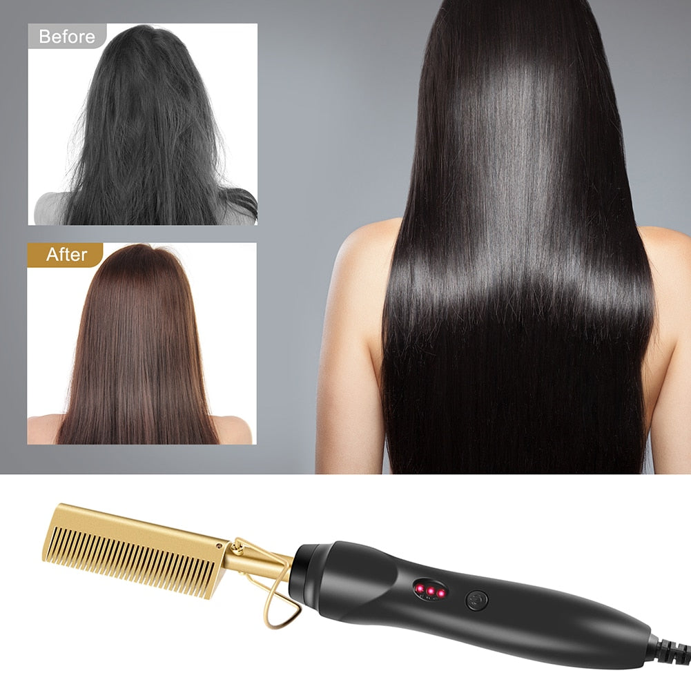 Amoyy Styling Hair Straightening Comb.