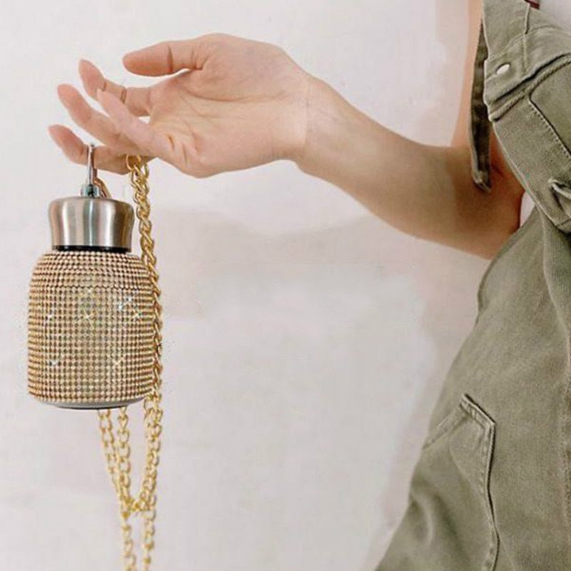 Amoyy Mini Glee Diamond Thermos Bottle