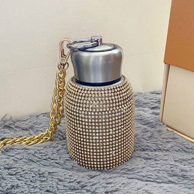 Amoyy Mini Glee Diamond Thermos Bottle