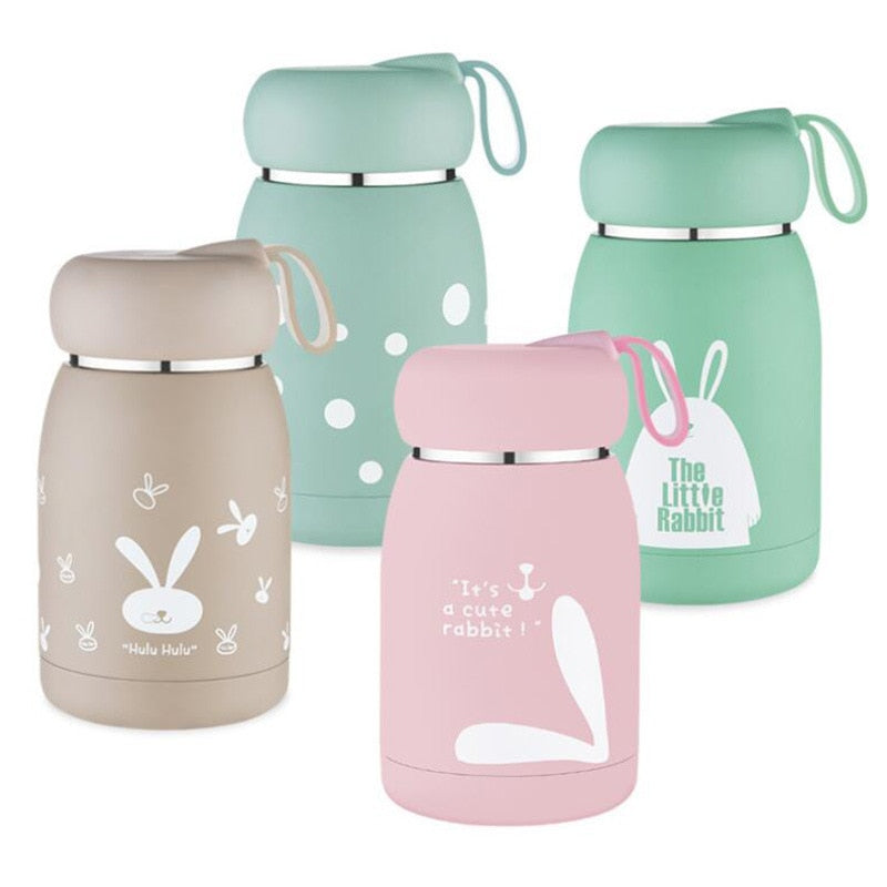 Amoyy Insulated Mini Cute Cartoon Thermos Mug.