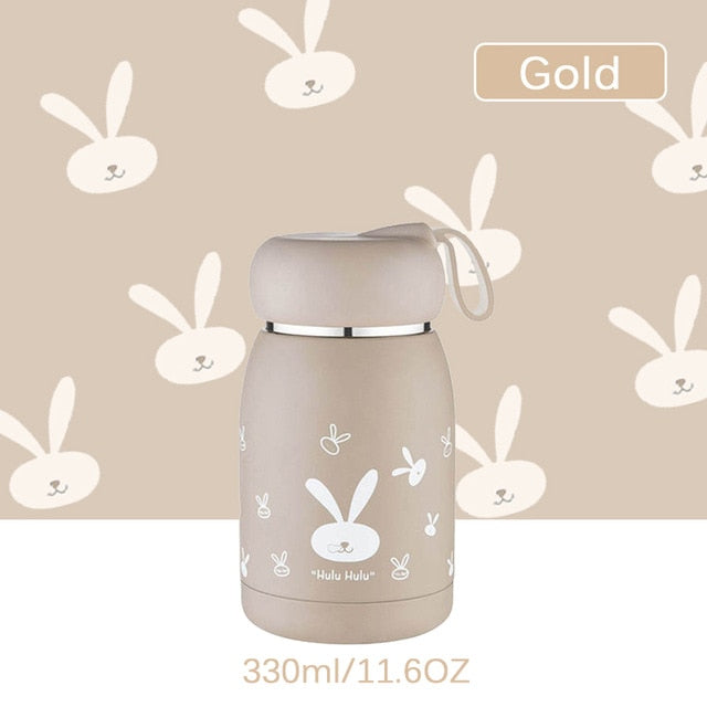 Amoyy Insulated Mini Cute Cartoon Thermos Mug.