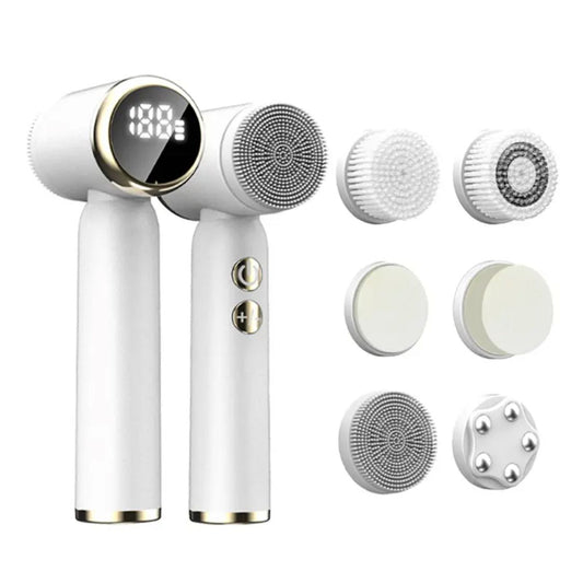 LED Waterproof Electric Facial Brush for Blackhead Removal and Pore Cleansing