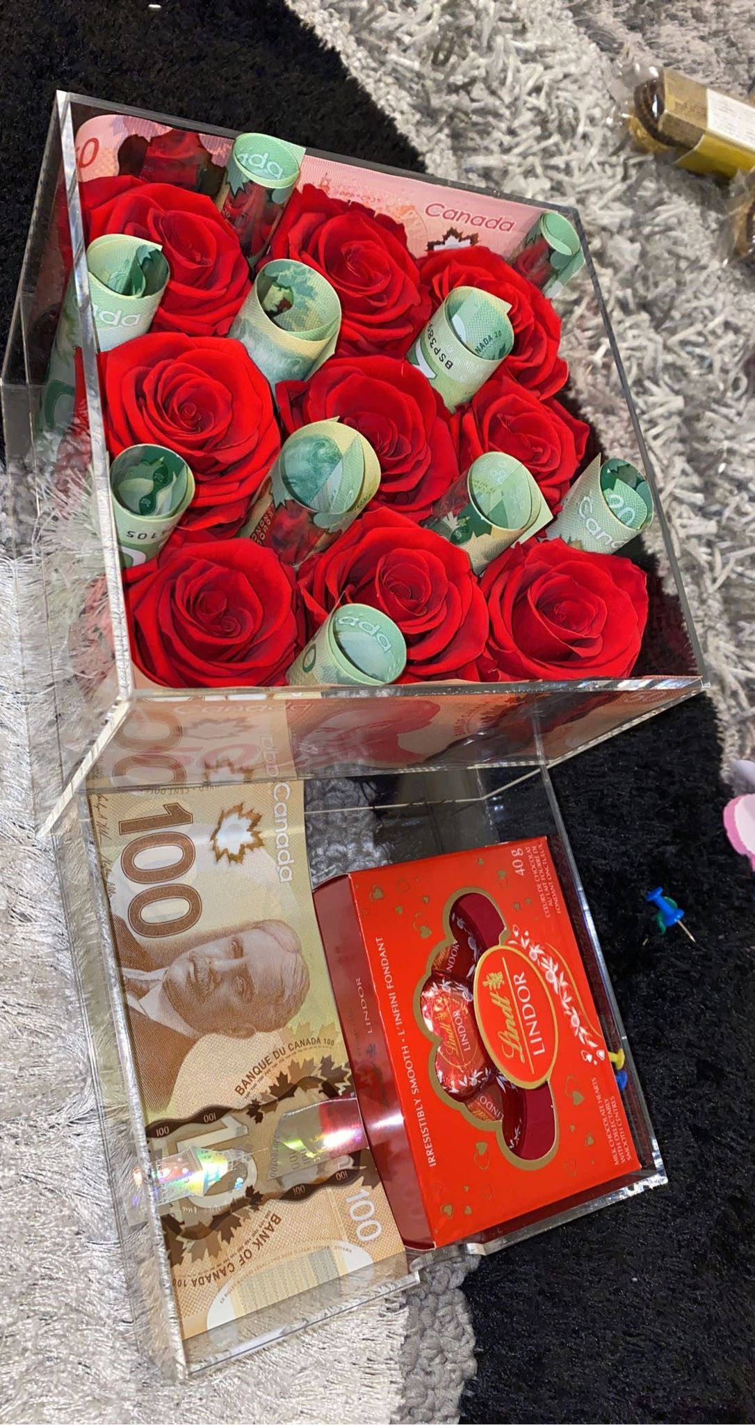 Forever Rose Money Gift