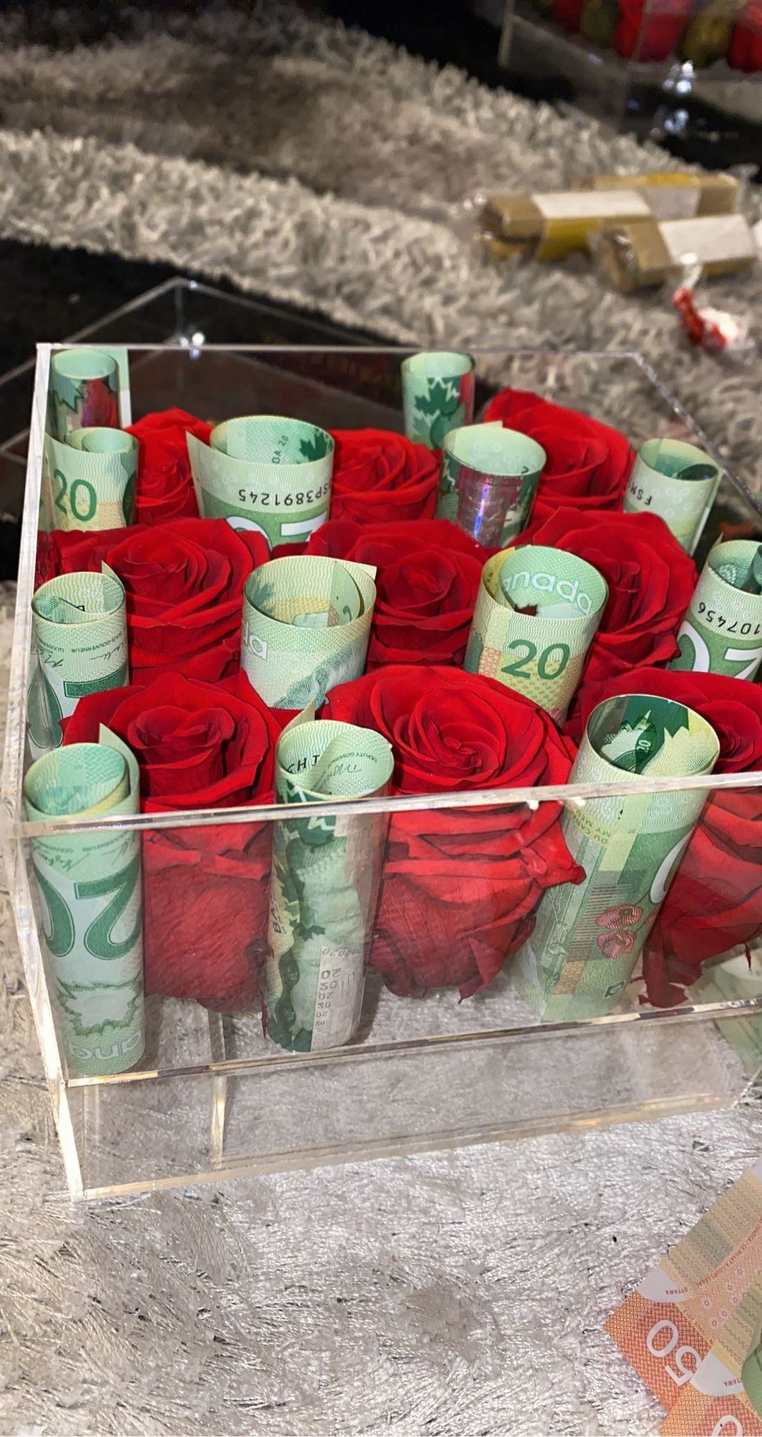 Forever Rose Money Gift