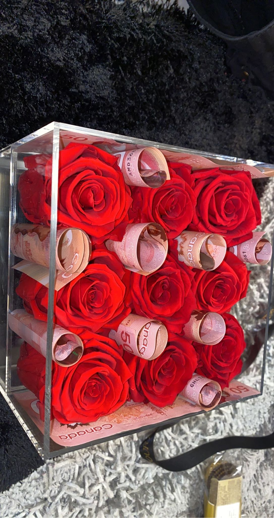 Forever Rose Money Gift
