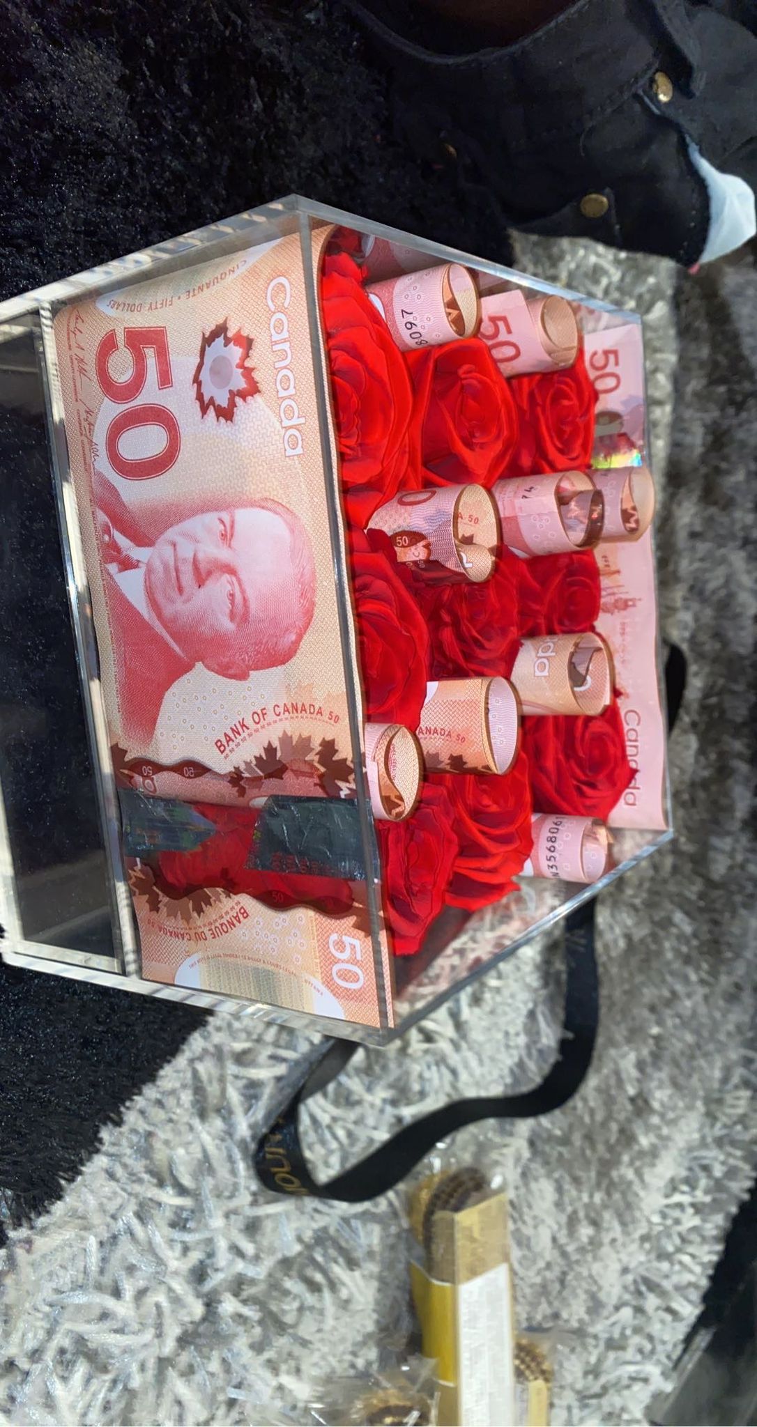 Forever Rose Money Gift