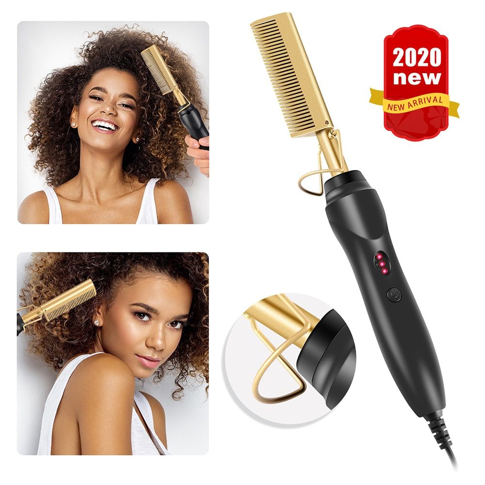 Amoyy Styling  Hair Straightening Comb.