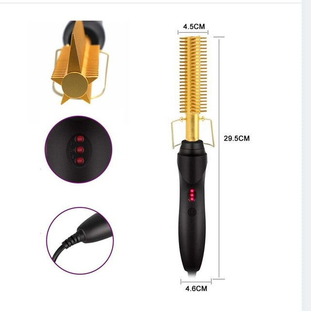Amoyy Styling  Hair Straightening Comb.