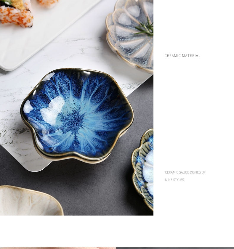 Amoyy Pastoral Ceramic  Plate & Food Tray