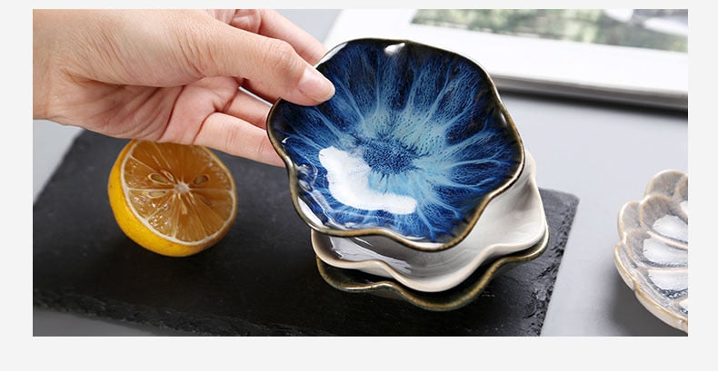 Amoyy Pastoral Ceramic  Plate & Food Tray