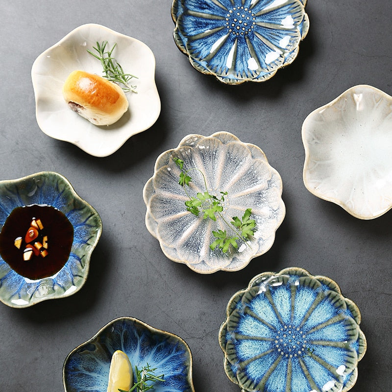Amoyy Pastoral Ceramic  Plate & Food Tray