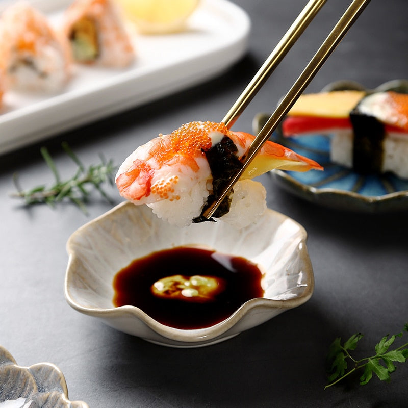 Amoyy Pastoral Ceramic  Plate & Food Tray