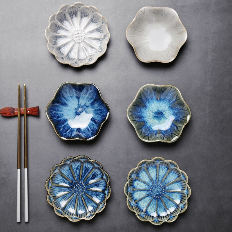 Amoyy Pastoral Ceramic  Plate & Food Tray