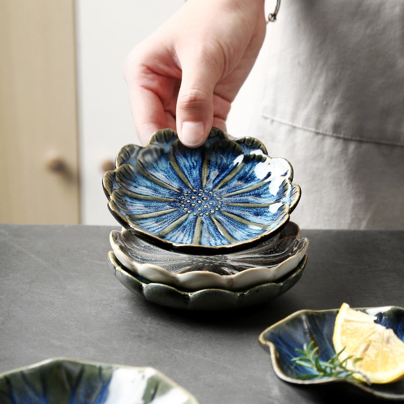 Amoyy Pastoral Ceramic  Plate & Food Tray