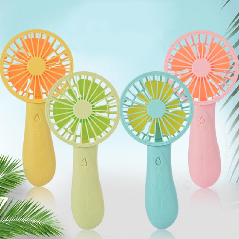 Amoyy  Multlcolor Rechargeable USB Portable Mini Fan.